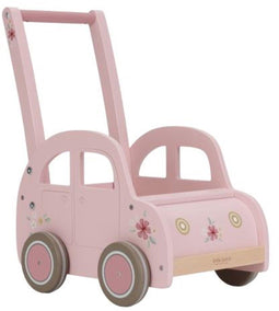 Little Dutch Loopwagen - Houten wagen - Vintage charme - Roze