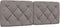 vidaXL - Hoofdbordkussen - 140 - cm - stof - taupe