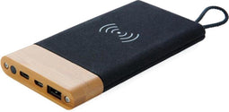 Xd Xclusive Powerbank Bamboo X 5000 Mah Bamboo Zwart/naturel
