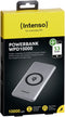 Intenso WPD10000 - Powerbank - Draadloos opladen 10.000 mAh - Zwart
