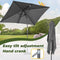 Angel Living Tuniparasol - 210 x 140 cm - Rechthoekig - Kantelbaar - UV50+
