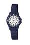 Q&Q VS66J003Y - Horloge - Sport - Analoog - Dames - Vrouwen - Kinderen - Unisex - Plastic band - Rond - Cijfers - Kunststof - Donkerblauw - Wit - 10 ATM