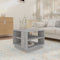 vidaXL - Salontafel - 55x55x43 - cm - bewerkt - hout - grijs - sonoma - eikenkleurig