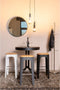 Housecraft Up-High - Barkruk - Essenhouten zitting - Donkergrijs