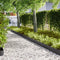 vidaXL - Grasranden - 10 - stuks - Zwart - 100x0.5x20 - cm - Staal