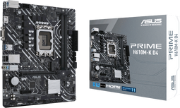 ASUS Prime H610M-K D4 - Moederbord MicroATX - LGA 1700 - 1 GB DDR4