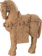 J-Line figuur Cheval - bois - naturel - large