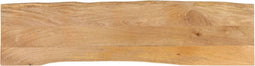 vidaXL - Tafelblad - met - natuurlijke - rand - 160x40x3,8 - cm - massief - mangohout