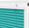 vidaXL - Plissé - rolgordijn - 95x200 - cm - stofbreedte - 94,4 - cm - petrol - groen
