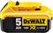 DeWalt DCB184 - Li-ion Accu 5.0Ah 18V XR - LED-oplaadlamp - Lichtgewicht (1 stuk)