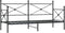 vidaXL - Slaapbank - zonder - matras - 75x190 - cm - staal - zwart