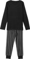 Wednesday Pyjama Meisjes 100% Katoen Zwart