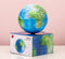 Balvi Roterende Wereldbol 360° Blauw diam 14 cm