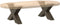 vidaXL - Salontafelpoten - 2 - st - X-vormig - 50x(30-31) - cm - staal - naturel
