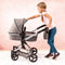 Bayer Design Neo Vario - Combi Poppenwagen - Verstelbare duwstang - Grijs