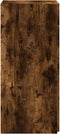 vidaXL - Dressoir - 50x42,5x93 - cm - bewerkt - hout - gerookt - eikenkleurig