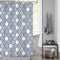 Dutch House Douchegordijn Geo 180x200 cm Blauw