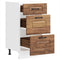 vidaXL - Keuken - onderkast - Kalmar - bewerkt - hout - oud - houtkleurig