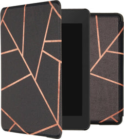 imoshion E-reader Hoesje - Geschikt voor Amazon Kindle Paperwhite 4 - Design Sleepcover Bookcase - Black Graphic