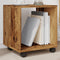 vidaXL - Rolkast - 37x33x42,5 - cm - bewerkt - hout - oud - houtkleurig