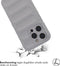 imoshion Hoesje - Geschikt voor iPhone 14 Pro - EasyGrip Backcover - Grijs