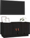 vidaXL - Tv-meubel - 80x34x40 - cm - massief - grenenhout - zwart