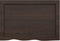 vidaXL - Wastafelblad - 60x40x(2-6) - cm - behandeld - massief - hout - donkerbruin