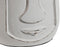 Vaas Home ESPRIT Wit Mangohout Modern Gezicht 15 x 15 x 30 cm