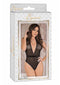 LINGERIE OUTLET Diep Decolleté met Klikkruis - M black L/XL