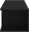 vidaXL - TV-meubel - met - LED-verlichting - - - Zwart - Eiken - - - 90x39x30 - cm - - - Geengineerd - Hout