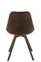 Jline Chair Helene Metal/textile Dark Brown