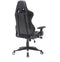 Gamestoel Classic - bureaustoel - stof bekleding - zwart wit