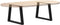 vidaXL - Eettafelpoten - 2 - st - V-vormig - 70x(42-43,3) - cm - staal - zwart