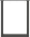 vidaXL - Eettafelpoten - 2 - st - U-vormig - 60x(72-73) - cm - staal - antraciet