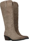 PS Poelman CILLY - Cowboylaarzen - Suède - Taupe - Maat 38