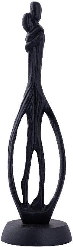 PTMD Deco object Ornament Negan - 15x15x53 cm - Aluminium - Zwart