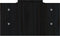 vidaXL - Monitorstandaard - 100x27x15 - cm - massief - grenenhout - zwart