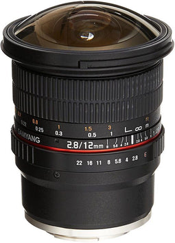 Samyang 12mm F2.8 ED AS NCS Fisheye - Prime lens - Handmatige scherpstelling - Geschikt voor Fujifilm X