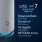 NETGEAR Orbi RBE973S - WiFi 7 Mesh Quad-Band Router + 2 Satellites - 27 Gbit/s 900 m² dekking (set van 3)