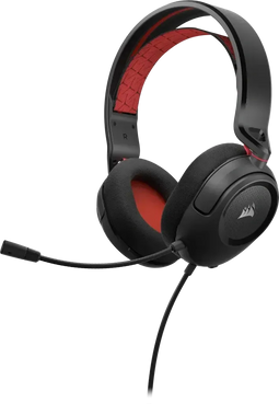 Corsair HS35 V2 - Bedrade Gaming Headset - Stereo - Rood