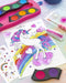 Faber-Castell waterverf set - Connector - 12 kleuren + 1 tube regenboog glitter + unicorn stickers - FC-125002