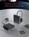 Icy Box IB-CR301-U3 - Geheugenkaartlezer - CF MicroSD SD SDHC SDXC 3 sleuven - Zwart