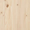 vidaXL - Bed - stapelbaar - 100x200 cm - massief grenenhout - naturel