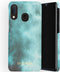 Selencia Hoesje Geschikt voor Samsung Galaxy A20e Hoesje - Selencia Maya Fashion Backcover - blauw