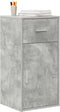 vidaXL - Sideboard - Betongrijs - 38x34,5x75 - cm - Gemaakt - uit - Hout