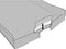 HAN ladekast - IMPULS - 4 lades - grijs/blauw - HA-1013-14