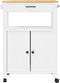 vidaXL - Keukentrolley - MONZA - 60x40x90 - cm - massief - grenenhout