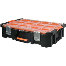 Organizer case - TOOD - 12 uitneembare compartimenten - Transparant deksel - 53x37x13 cm