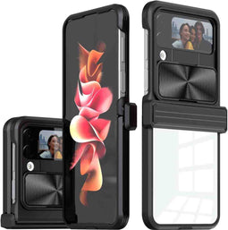 imoshion Hoesje Geschikt voor Samsung Galaxy Z Flip 4 Hoesje - imoshion Camslider Backcover - Zwart