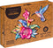UNIDRAGON Houten Puzzel Voor Volwassenen Dier - Ongrijpbare Kolibri - 700 stukjes - Royal Size 70x54 cm